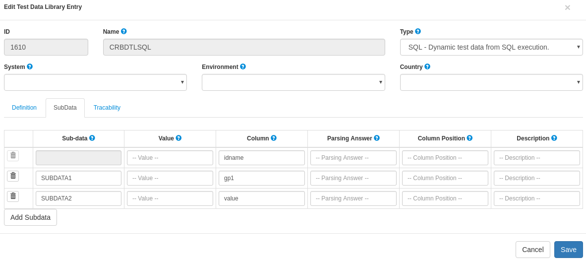 testdatacreatenewsubdata